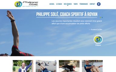 Philippe Solé, Coach sportif  et préparateur physique à Royan