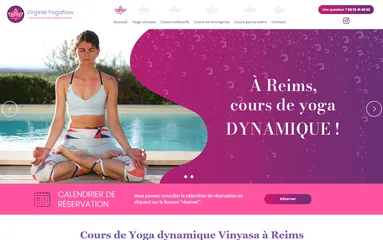 Virginie Yogaflow, professeure de vinyasa à Reims