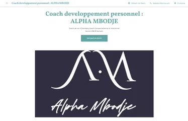 Coach développement personnel : ALPHA MBODJE